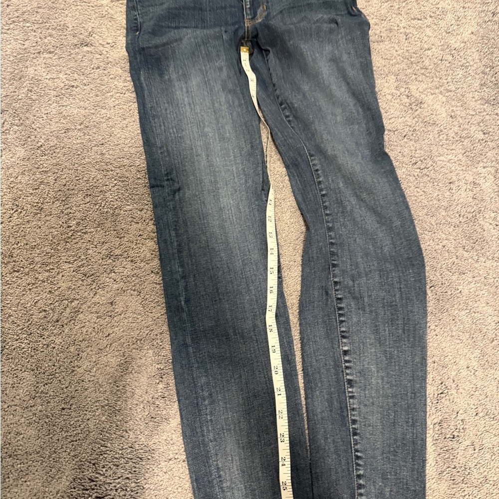 Liverpool Abby Skinny Skinny Jeans Size 8/29 Victory Dark Wash Stretch - Picture 11 of 16
